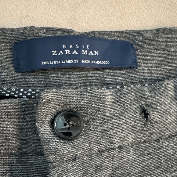 Zara Men's Charcoal Dress Sweat Pants - Picture 2 of 4